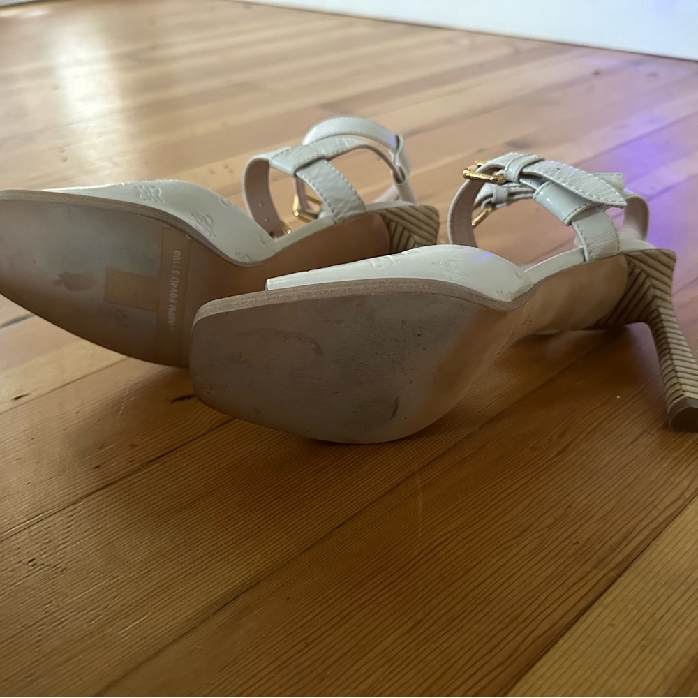 Fendi white patent cork heel - Picture 9 of 9
